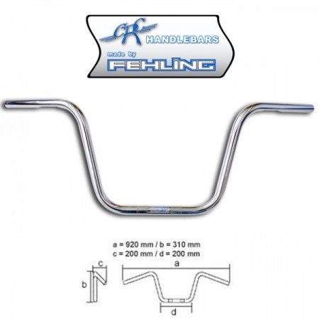 1" Zoll-Lenker "Ape Hanger" (AHHD 2)