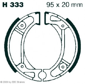H333 | EBC |  Premium Bremsbacken