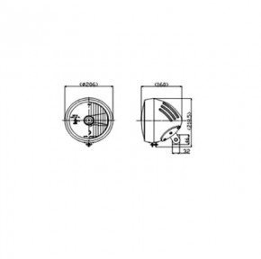 Scheinwerfer "Groove" 7"