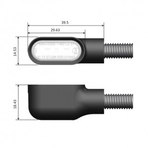 LED-Blinker+RL-Kombi "NICE"