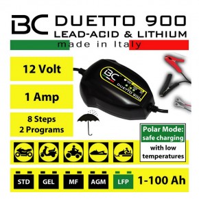 Batterieladegerät "DUETTO 900 + DDA/EURO5 DUCATI"