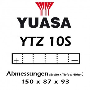 Batterie YUASA YTZ10S