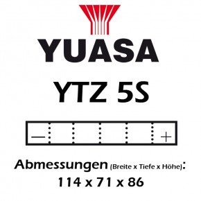 Batterie YUASA YTZ5S