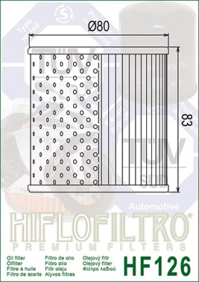 Hiflo Ölfilter HF126