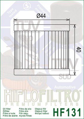 Hiflo Ölfilter HF131
