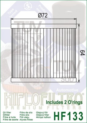 Hiflo Ölfilter HF133