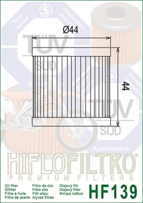 Hiflo Ölfilter HF139