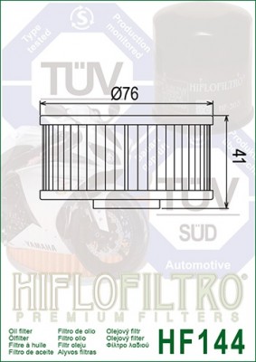 Hiflo Ölfilter HF144