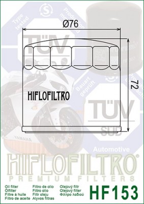 Hiflo Ölfilter HF153