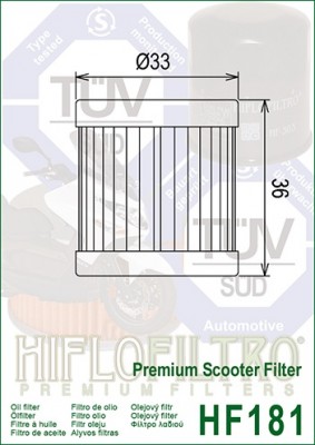 Hiflo Ölfilter HF181