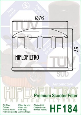 Hiflo Ölfilter HF184