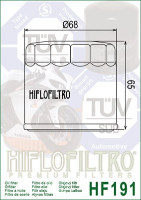 Hiflo Ölfilter HF191