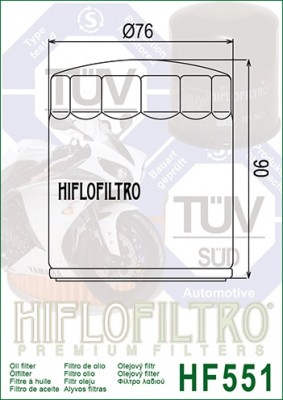 Hiflo Ölfilter HF551