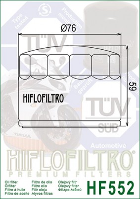Hiflo Ölfilter HF552