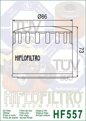 Hiflo Ölfilter HF557