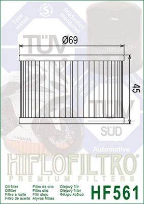 Hiflo Ölfilter HF561