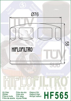 Hiflo Ölfilter HF565
