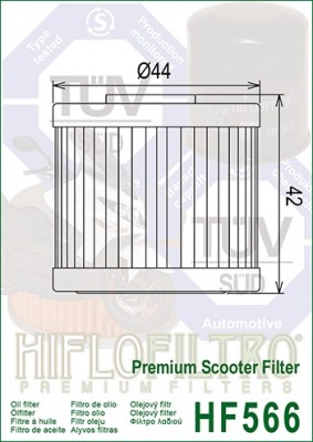 Hiflo Ölfilter HF566