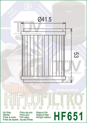 Hiflo Ölfilter HF651