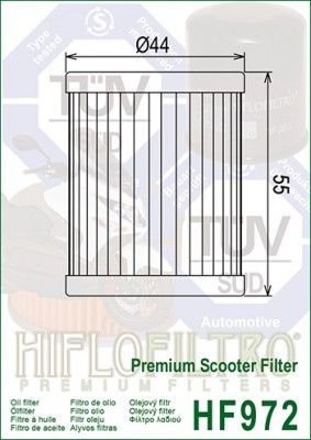 Hiflo Ölfilter HF972